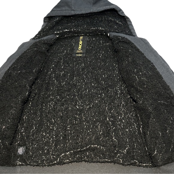 Y2K BILLABONG men's grey and black graphic thick layered jacket, size XL. - Picture 5 of 7